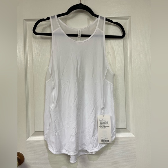Lululemon White Sculpt Tank II, Size: 6 NWT - Picture 8 of 13